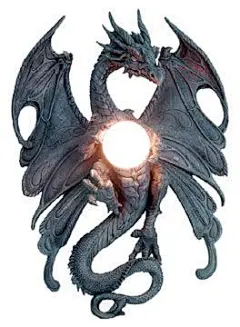 dragon wall lamps | Wall Mounted Dragon Lamp: 