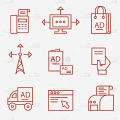 广告和促销图标