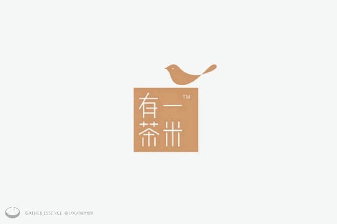 logo设计欣赏 一组鸟类为元素的LO...