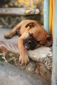 户外动物狗图片摄影图