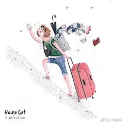 小满的插画分享
可爱的手绘小画，满满的童趣Works by Linda van den berg #插画分享##procreate##插画#儿童插画超话 ​​​​