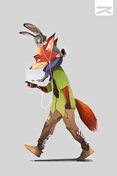 #Zootopia# #疯狂动物城# #动画# #电影# #手绘# #同人# #人设# #经典# #海报# #Q版#