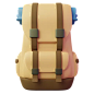 Backpack  3D Illustration