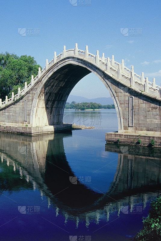 中国石桥，颐和园，北京，中国