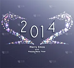 2014年,马,新年前夕,背景聚焦,华丽的,春节,计划书,壁纸,模板,庆祝