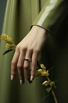 森系小清新显白美甲