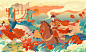国风合集_小光頭_插画图片-致设计