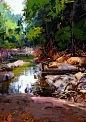 河流,石头,夏天,森林,巨大的图片素材_ID:126465450