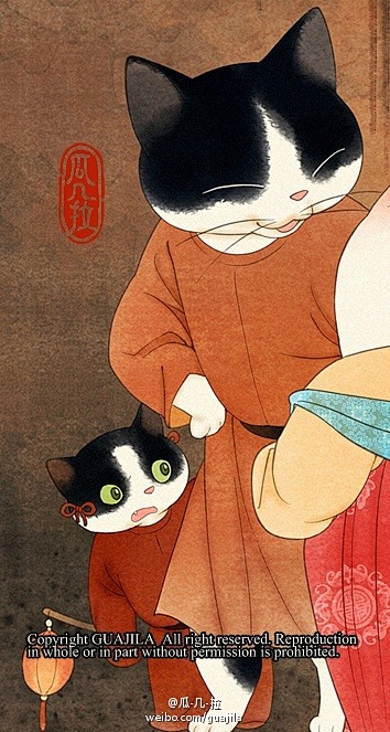 父亲节#畫猫·梦唐#以及最后一位未来必能...