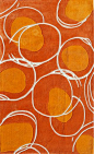 Ecconox 72412 Lysander Orange Rug from the Modern Rug Masters 1 collection at Modern Area Rugs: 