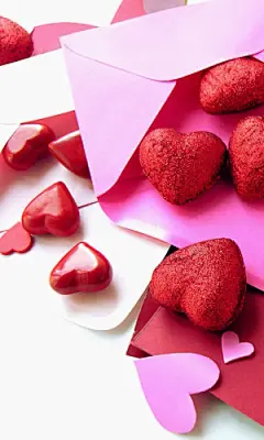 浪漫爱情礼盒手机壁纸 768x1280