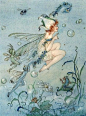 1921 Fairies and Sprites - watercolor by Harold Gaze | Flickr - Photo Sharing! - Jean M: 