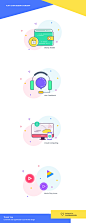 Flat Icon DesignConcept