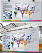 创意立体大气企业文化展板 彩色立体企业公司简介发展历程展示ai-淘宝网