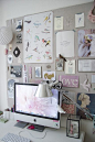 Workspace inspiration wall pictures