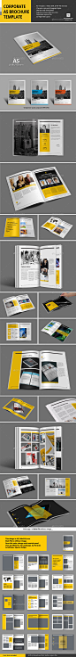 Corporate A5 Brochure Template - Corporate Brochures
