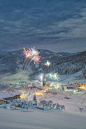 奧地利~希羅爾州小鎮2015煙火。 #景点#