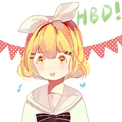 VOCALOID 镜音铃 同人图 插画 壁纸 | RIN | 半次元-第一中文COS绘画小说社区