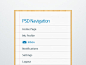 Psd menu