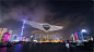 这支奢华的广告，是舞动在上海外滩夜空的魔法 : 《蜘蛛侠2》的幻想成真了？