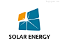 标志说明：太阳能公司logo标志设计。
