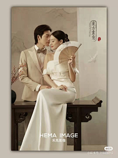 123呃呃呃采集到工笔画婚纱照