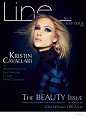 女星克里斯汀·卡瓦拉瑞化身超模优雅登杂志封面
