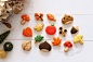 秋季迷你植物套餐饼干模具 3D苹果板栗枫叶银杏叶蘑菇糖霜饼干模-淘宝网