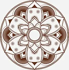 曼陀罗免抠素材 页面网页 平面电商 创意素材 png素材