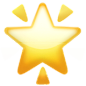 Glowing Star on Apple iOS 15