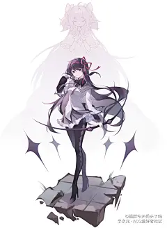魔法少女小圆 黑长直 立绘