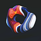 check animated version - 3d, art - themandesigns | ello : Be sure to check the animated version on instagram.com/themandesigns #3d #art #design #abstract #weird #cinema4d