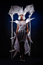 俄罗斯女艺术家 Asya Kozina 用纸制作的时尚服饰  |  www.behance.net/asyakozina
