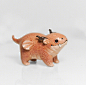 艺术家 RamalamaCreatures 手工制作的可爱黏土小动物  