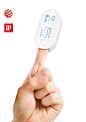 DUO LI – Finger Pulse Oximeter #design #industrialdesign #productdesign #sensor #finger #pulse