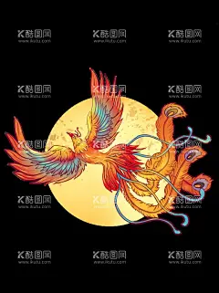 国潮               - 源文件下载【酷图网】国潮,中国风韵,花朵,百山,鸟雀,丹顶鹤,牡丹花,山峦,凤尾,凤冠,衔花,PSD,吉祥吉瑞,紫气东来,百鸟朝凤,插画,传说,风光建筑,凤凰,囯潮风,山海经,神话,百鸟,朝凤,风光,建筑,古风,山,祥云,中国风