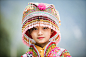 Free Asian girl in Miao hat Stock Photo
