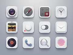 白色图标集