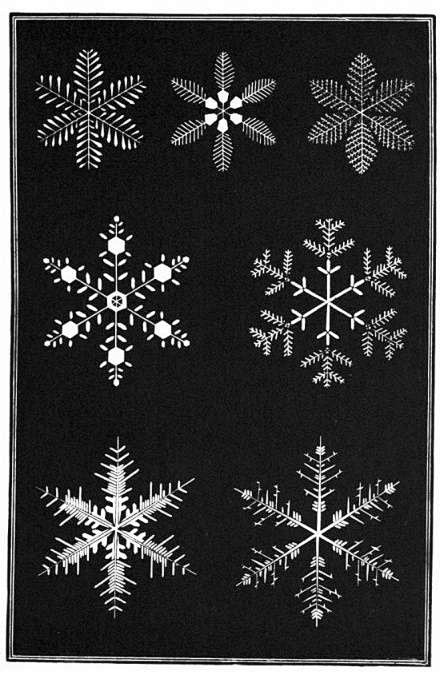 《Snowflakes》中各种雪花的画法...