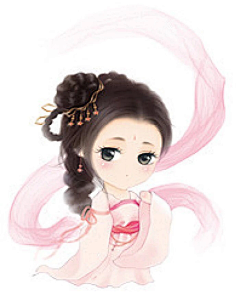 一只想做锦鲤的芋采集到q版人物/免抠/女/古代
