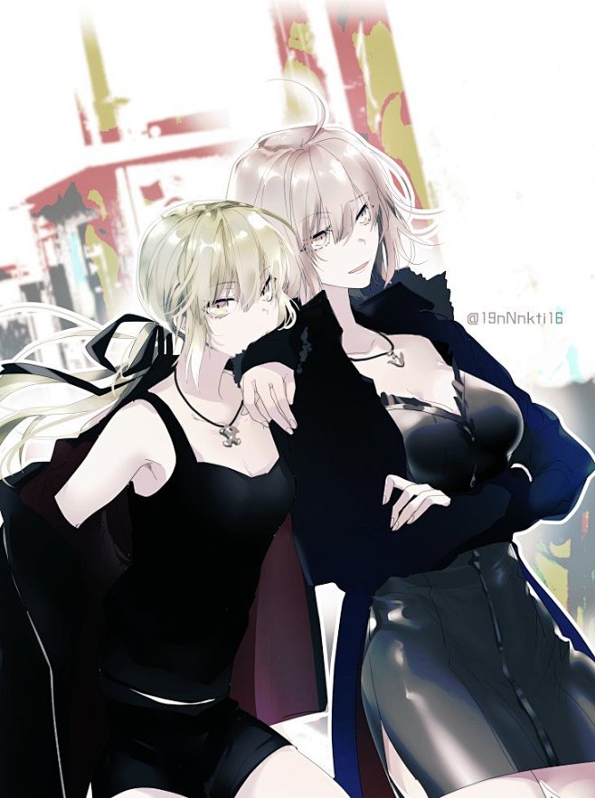 fategrandorder黑贞德达尔克黑saberalter