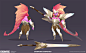 GIGANTIC - Cosmetics vol III, Devon Cady-Lee : Cosmetic skins for GIGANTIC. In order: Lord Knossos, Zandora, The Margrave and Tripp.