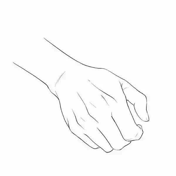 素描中手最难画？总是画不好？手部姿势白描...