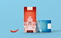 精美吃货果汁咖啡冰淇淋茶饮巧克力品牌产品包装设计集合设计案例参考分享欣赏