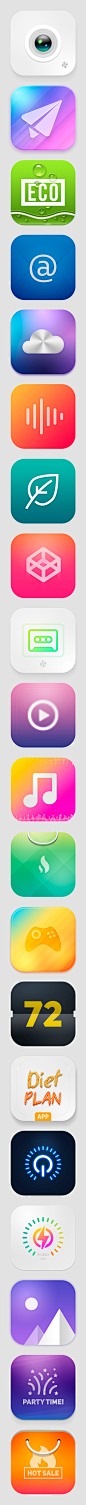 App icons v.2 : With these styles, you can create beautiful, modern icons. It’s easy, just a few clicks!