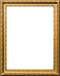 欧式复古贵族相框边框花纹金色古典画框油画框PNG图片装饰PS素材
