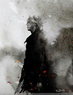 台湾女插画师Rola Chang《水墨》系列欣赏
Jungshan（Rola Chang），台湾女插画师，她平日是一位技术公司的职员，擅长水墨风格插画，她通常直接使用水墨绘画，然后再进行数码后期修饰