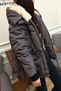 2012冬装新款韩版加厚带帽多拉链棉衣棉服外套 #棉服#