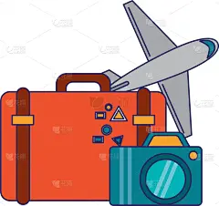 旅途,手提箱,飞机,节日,夏天,旅行者,度假,旅行,休闲,探险