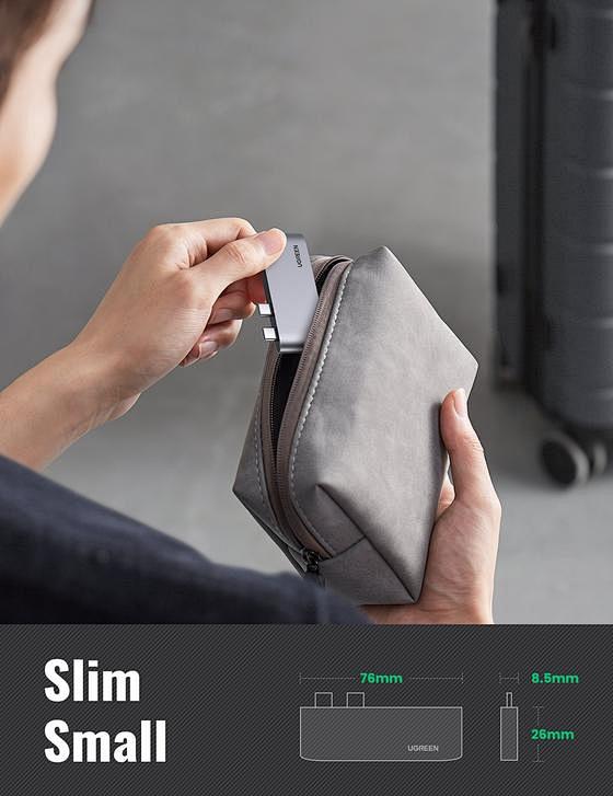 3 in 2 USB C Hub For Macbook